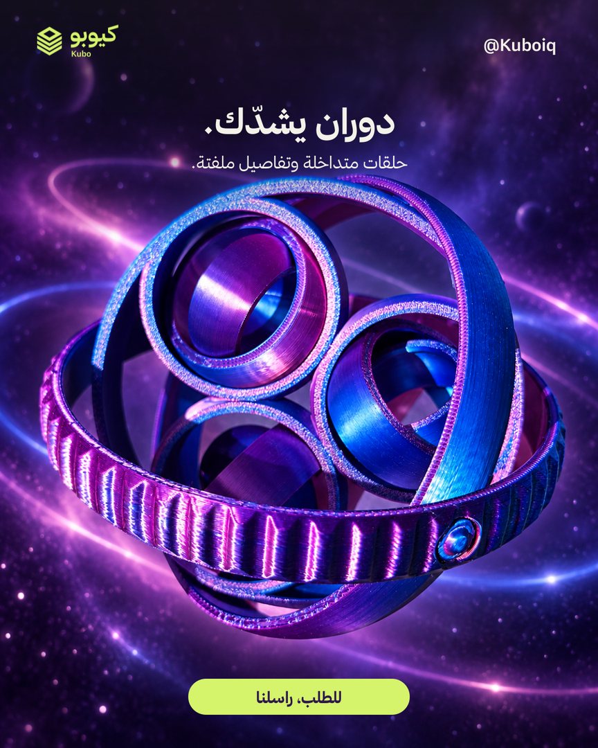 حلقات فيدجت متداخلة